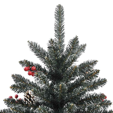 Konstgjord julgran Grön 240 cm PVC och Plast och Stål