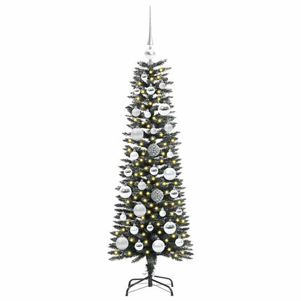 Konstgjord julgran Grön 120 cm PVC och Plast och Stål
