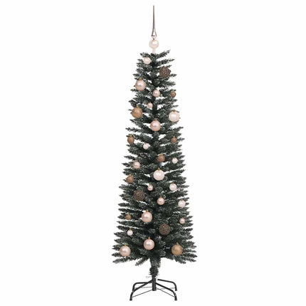 Konstgjord julgran Grön 150 cm PVC och Plast och Stål