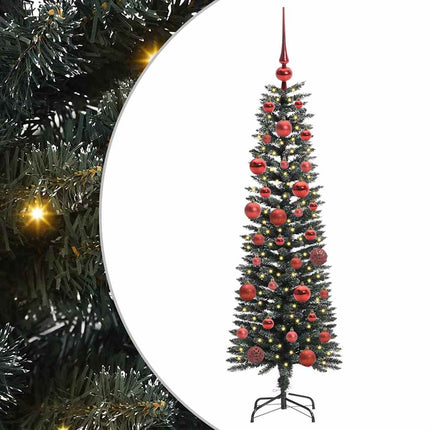 Konstgjord julgran Grön 150 cm PVC och Plast och Stål