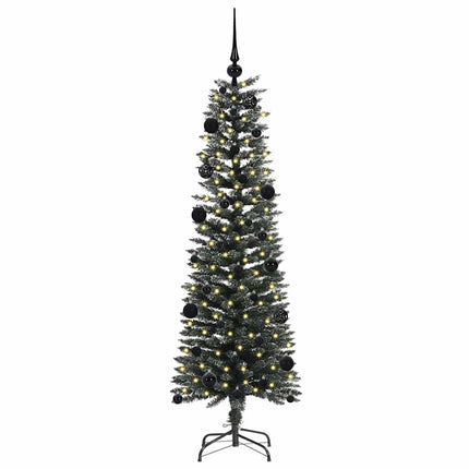Konstgjord julgran Grön 150 cm PVC och Plast och Stål