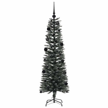 Konstgjord julgran Grön 150 cm PVC och Plast och Stål