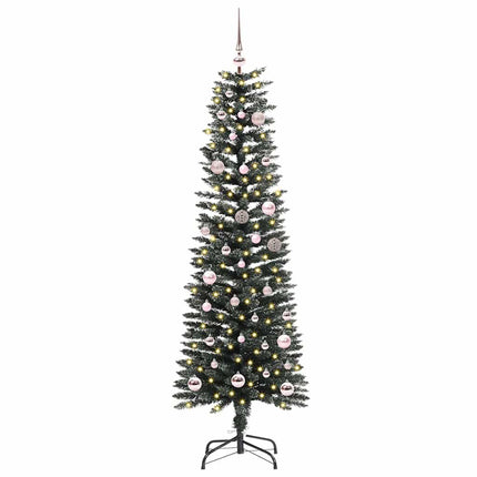 Konstgjord julgran Grön 150 cm PVC och Plast och Stål