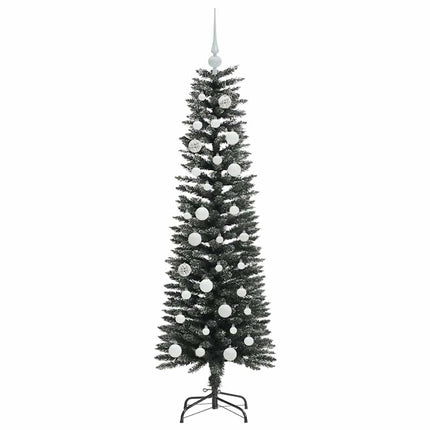 Konstgjord julgran Grön 150 cm PVC och Plast och Stål