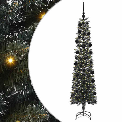 Konstgjord julgran Grön 210 cm PVC och Plast och Stål
