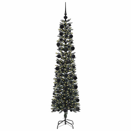 Konstgjord julgran Grön 210 cm PVC och Plast och Stål