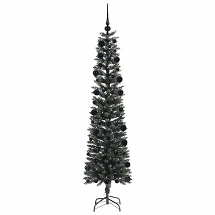 Konstgjord julgran Grön 210 cm PVC och Plast och Stål