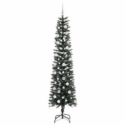 Konstgjord julgran Grön 210 cm PVC och Plast och Stål