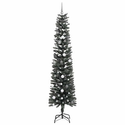 Konstgjord julgran Grön 240 cm PVC och Plast och Stål