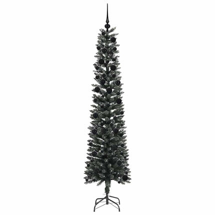 Konstgjord julgran Grön 240 cm PVC och Plast och Stål
