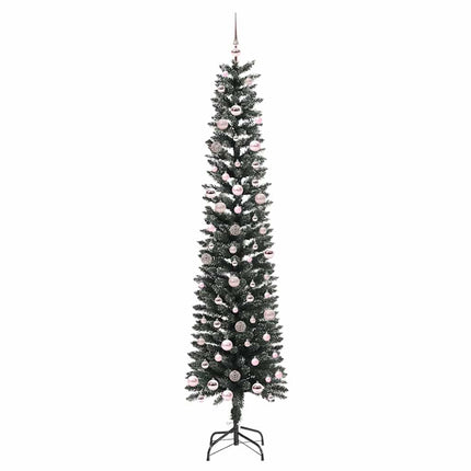 Konstgjord julgran Grön 240 cm PVC och Plast och Stål