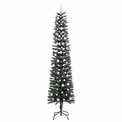 Konstgjord julgran Grön 240 cm PVC och Plast och Stål