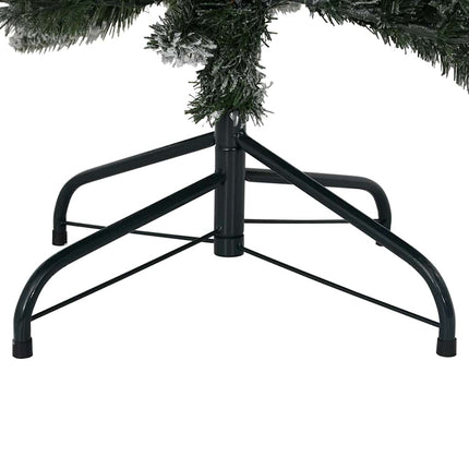 Konstgjord julgran Vit 210 cm PVC, Plast, Stål och PE