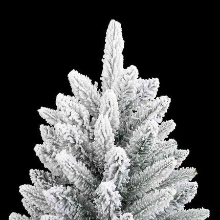 Konstgjord julgran Vit 210 cm PVC, Plast, Stål och PE