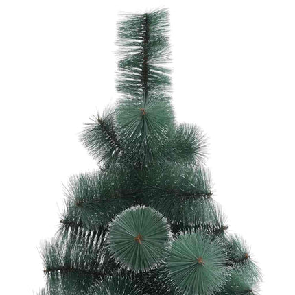 Konstgjord förbelyst julgran med bollsats Grön 240 cm PET