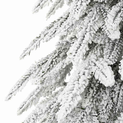 Julgran med 300 LED-lampor med stativ Vit 180 cm PE och Stål