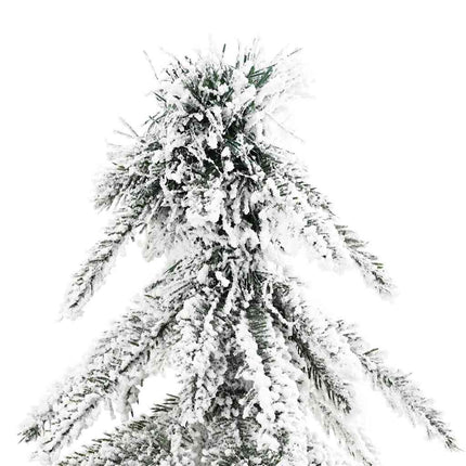 Julgran med 300 LED-lampor med stativ Vit 210 cm PE och Stål