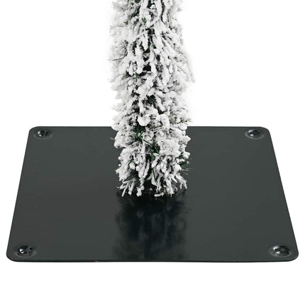 Julgran med 300 LED-lampor med stativ Vit 210 cm PE och Stål