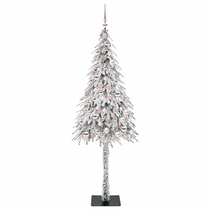 Julgran med 300 LED-lampor med stativ Vit 210 cm PE och Stål