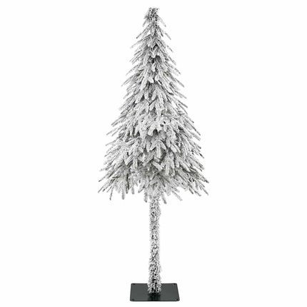Julgran med 300 LED-lampor med stativ Vit 210 cm PE och Stål