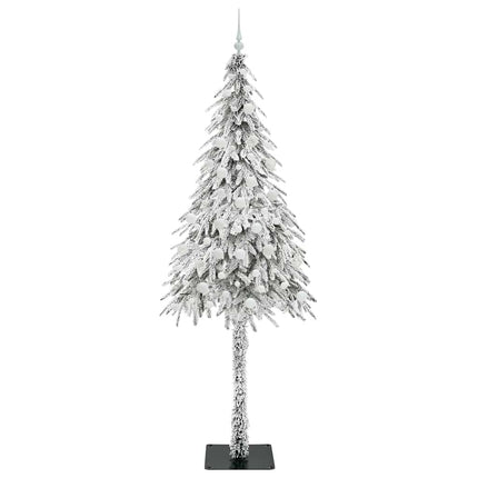 Julgran med 300 LED-lampor med stativ Vit 210 cm PE och Stål