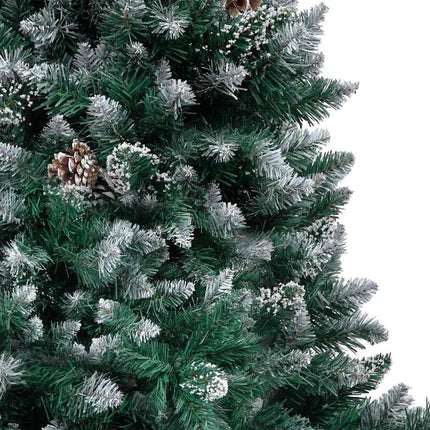 Konstgjord julgran Grön 180 cm PVC och Stål och Plast