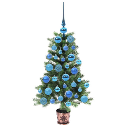 Julgran med 150 LED-lampor med stativ Grön 90 cm PE
