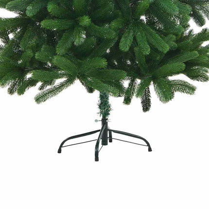Julgran med 300 LED-lampor med stativ Grön 180 cm PE