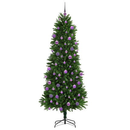 Julgran med 300 LED-lampor med stativ Grön 240 cm PE