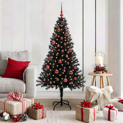 Julgran Svart 150 cm PVC