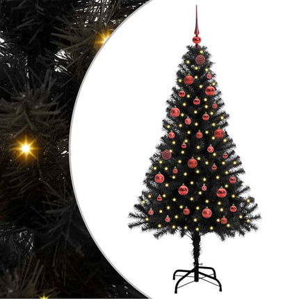 Julgran Svart 150 cm PVC