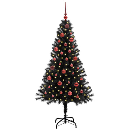 Julgran Svart 150 cm PVC