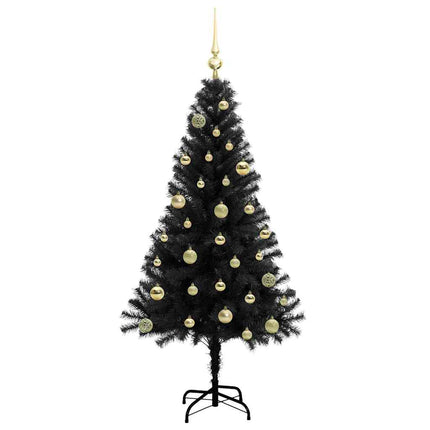 Julgran Svart 150 cm PVC