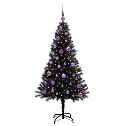 Julgran Svart 150 cm PVC