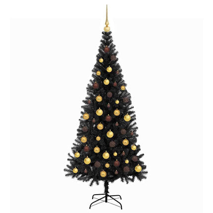 Julgran Svart 180 cm PVC