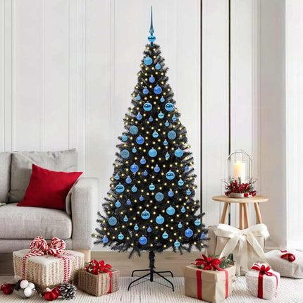Julgran Svart 180 cm PVC