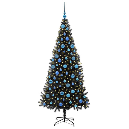 Julgran Svart 180 cm PVC