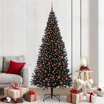 Julgran Svart 210 cm PVC