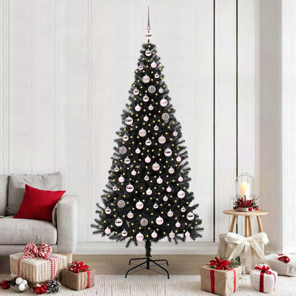 Julgran Svart 210 cm PVC