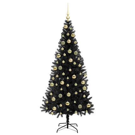 Julgran Svart 210 cm PVC