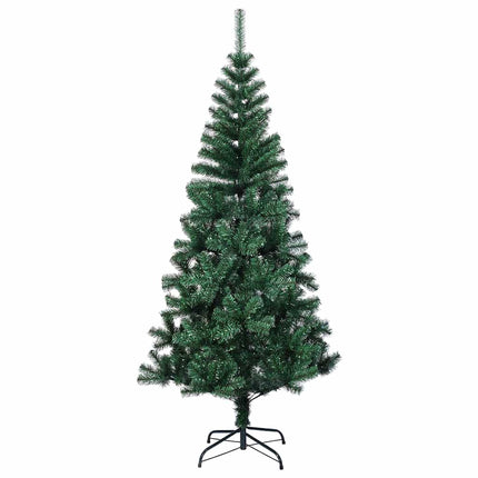 Konstgjord Förbelyst Julgran Grön 240 cm PVC och metall