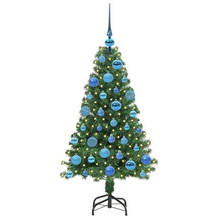 Konstgjord julgran Grön 120 cm PVC och Stål och Plast