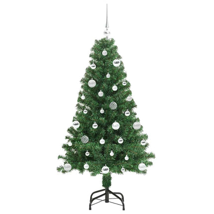 Konstgjord julgran Grön 150 cm PVC och Stål och Plast