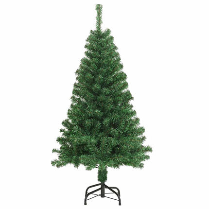 Konstgjord julgran Grön 150 cm PVC och Stål och Plast