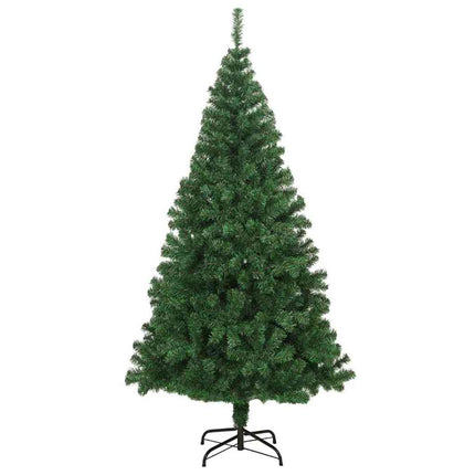Konstgjord julgran Grön 180 cm PVC och Stål och Plast