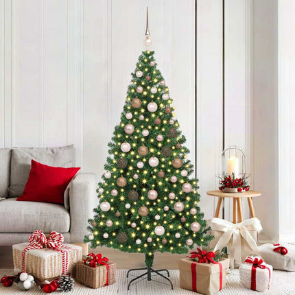 Julgran med LED-belysning 180 cm 300 LED-lampor Varmvit