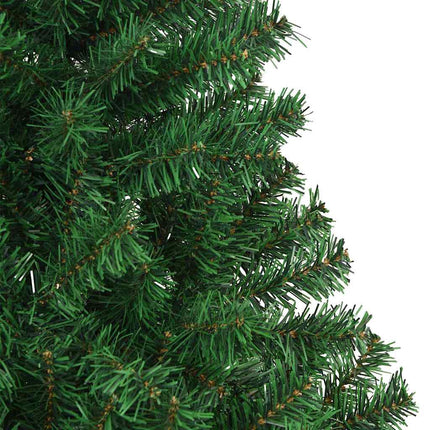 Konstgjord julgran Grön 180 cm PVC och Stål och Plast