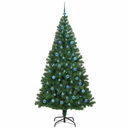 Konstgjord julgran Grön 240 cm PVC och Stål och Plast