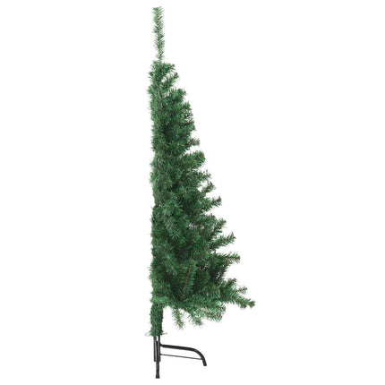 Konstgjord Förbelyst Julgran med 150 LED-lampor Grön 120 cm PVC