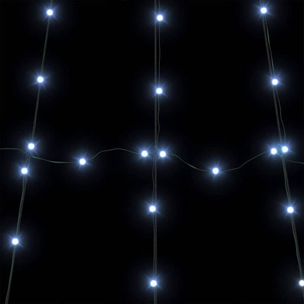 LED Julgran med markspikar med jordspikar Kallvit 511 cm Metall